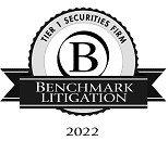 Benchmark Litigation Tier 1 Securities Firm 2022