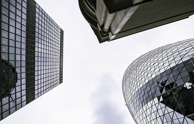 Metallic Colored Buildings