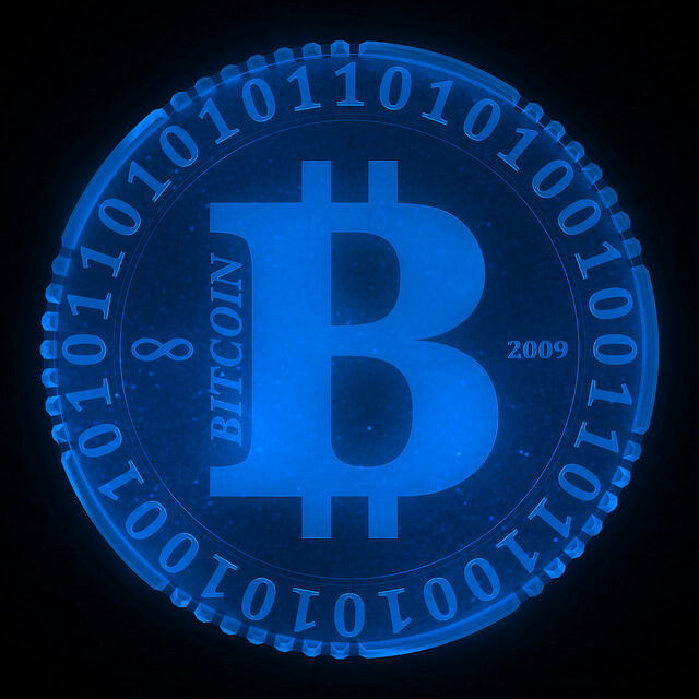 Bitcoin emblem 