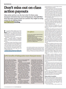 5659_Kessler_Topazs_Darren_Check_Featured_in_Story_on_European_Institutional_Investor_Involvement_in_Shareholder_Litigation