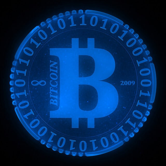 Bitcoin emblem