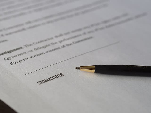 Document Signature Line