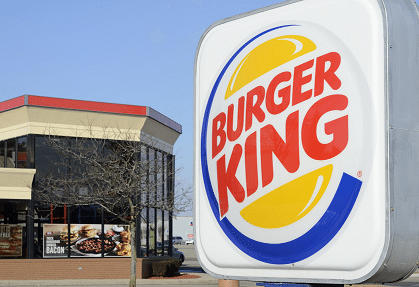 Burger King logo with shop