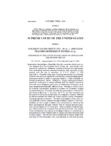 SCOTUS Goldman Sachs Opinion 20-222_2c83