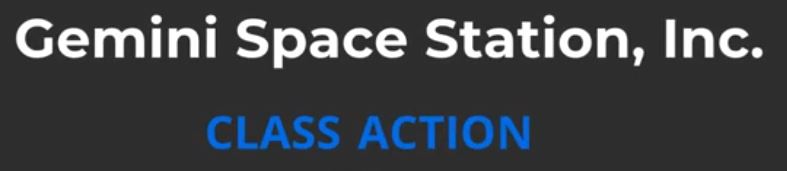 Thumbnail image for Gemini Space Station, Inc. Class action