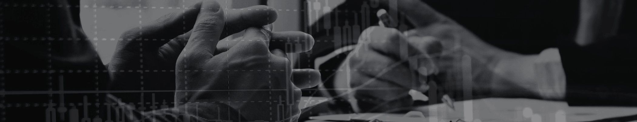 Grayscale abstract banner image.