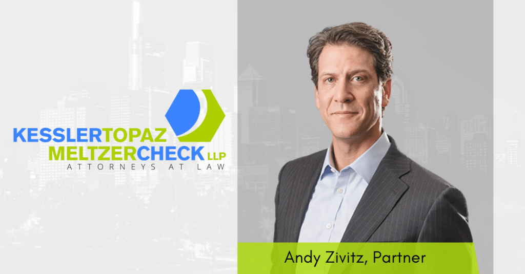 Professional headshot of male attorney with firm logo.