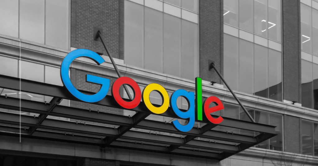 Google office building exterior with large Google logo.