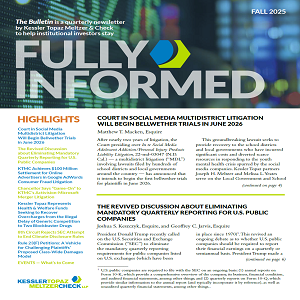 “Fully Informed” newsletter-style page with columns of text and highlights.