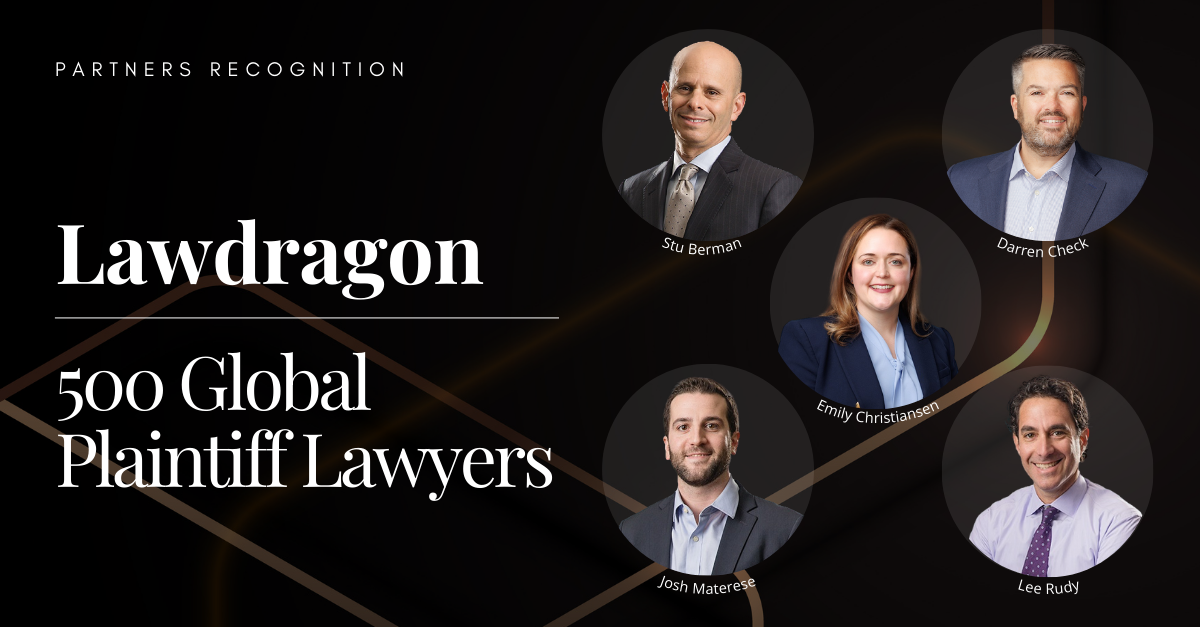 KTMC Partners Among the Top 500 Global Plaintiff Lawyers