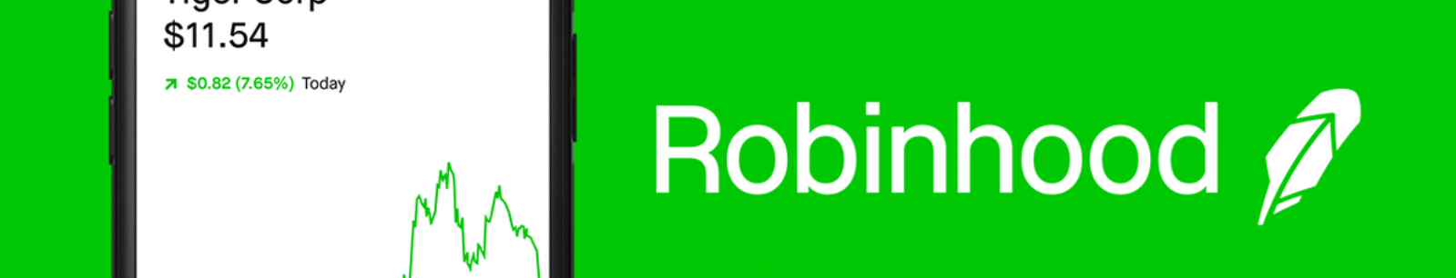 Robinhood logo on green background