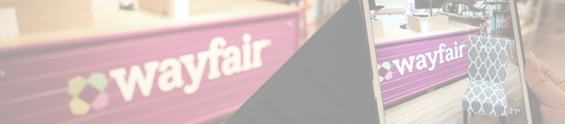 Wayfair brand sign displayed outdoors