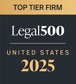 Legal 500 United States 2025 badge